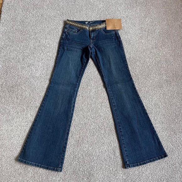 NWT Deadstock Vintage Y2K dfx Wide Leg Mid Rise - Picture 3 of 5